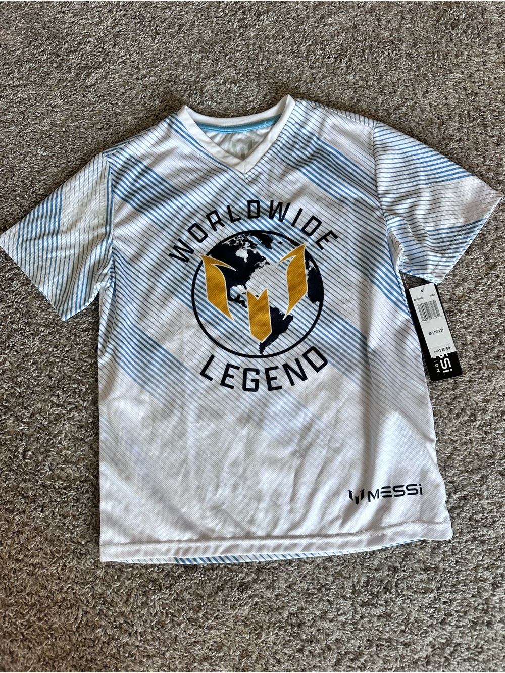 NWT Lionel Messi Worldwide Legend Soccer Jersey Shirt Boys M 10/12